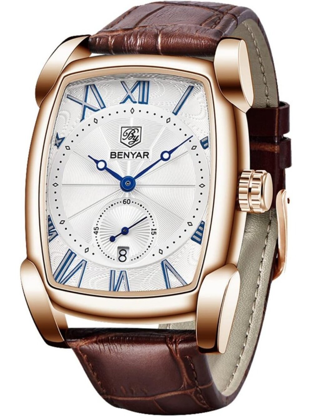 Waterproof Vintage Rectangle Design Watch - Classic Style, Durable & Timeless